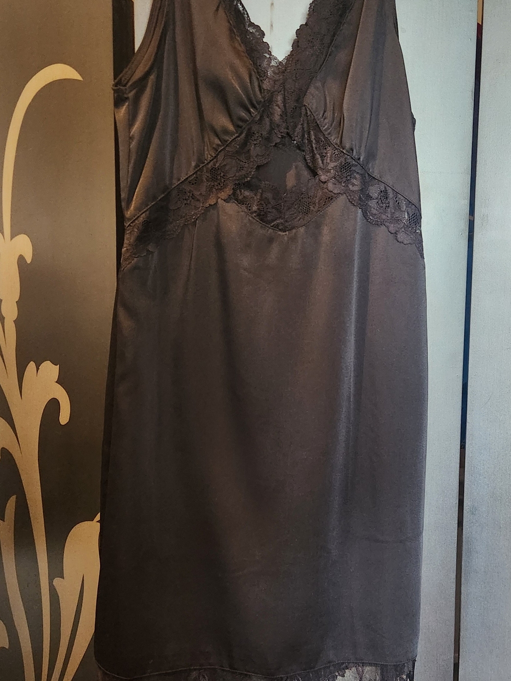 Black Lace Sexy Slip Dress